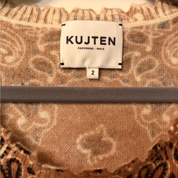 Kujten Cashmere Mela Bandana Bico Sweater T2 - Picture 2 of 6